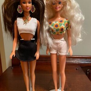 1990s Barbie dolls